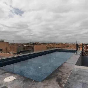  Appartement Rooftop Pool, Bright & Cozy In City Center Maroc